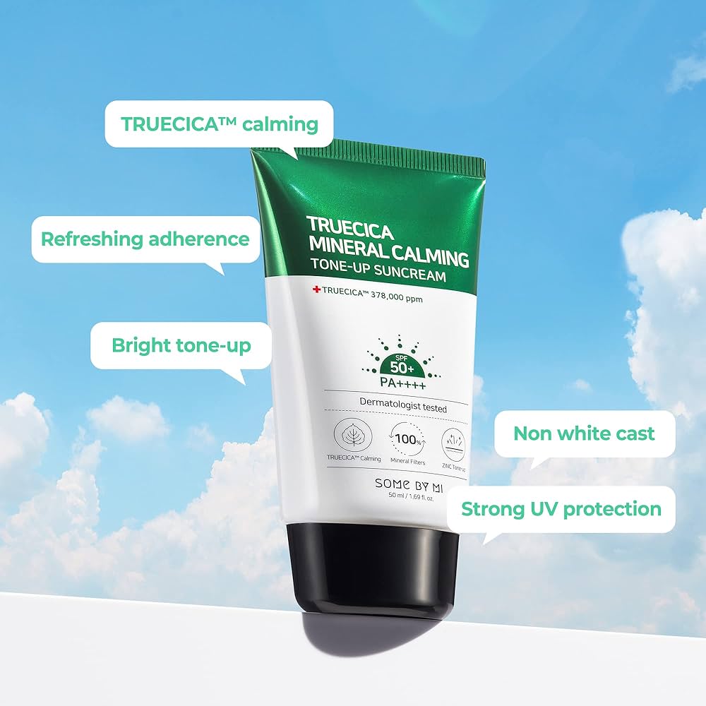 Some By Mi Truecica Mineral Calming Tone-Up Suncream SPF50+ PA++++ 50ml