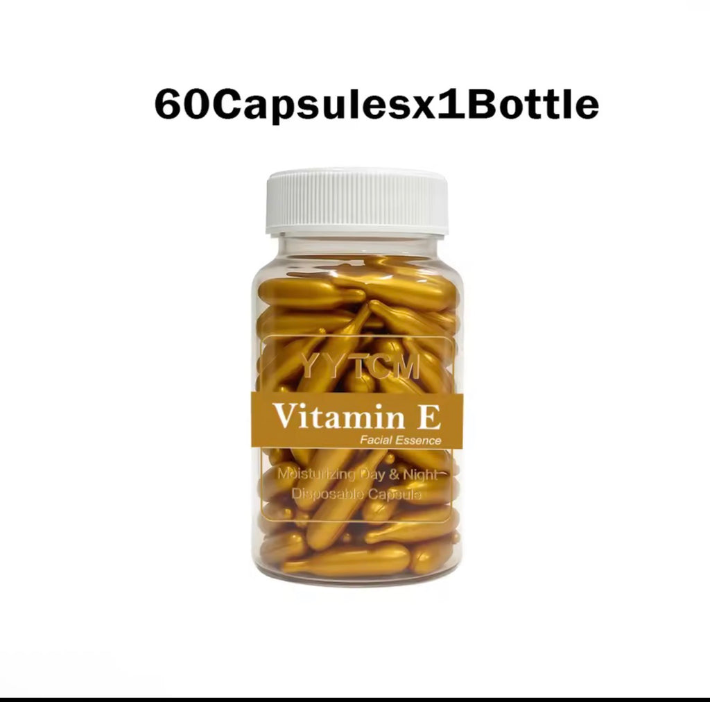 Vitamin E Serum Capsules – Deep Hydration & Glow Facial Essence (90 Capsules)