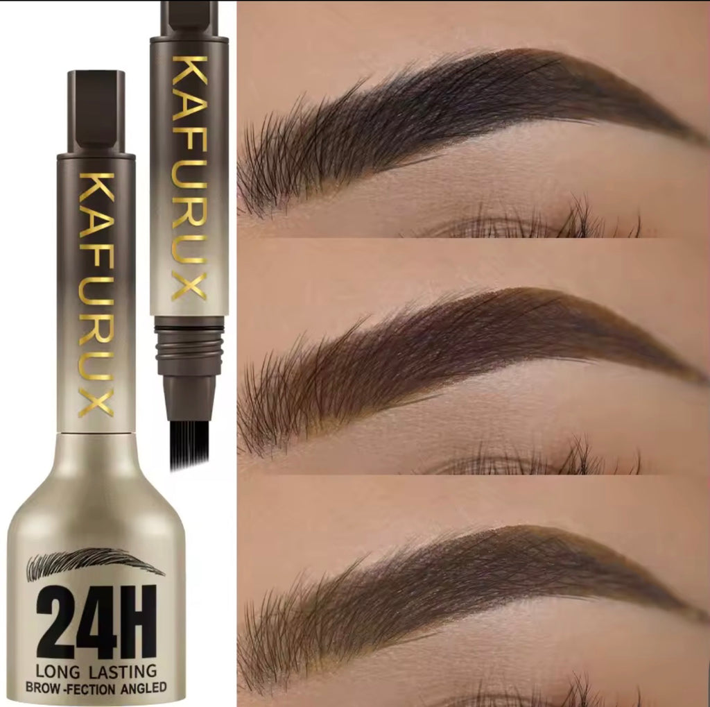 KAFURUX 24H Waterproof 3D Eyebrow Pencil – Natural Brow Definer