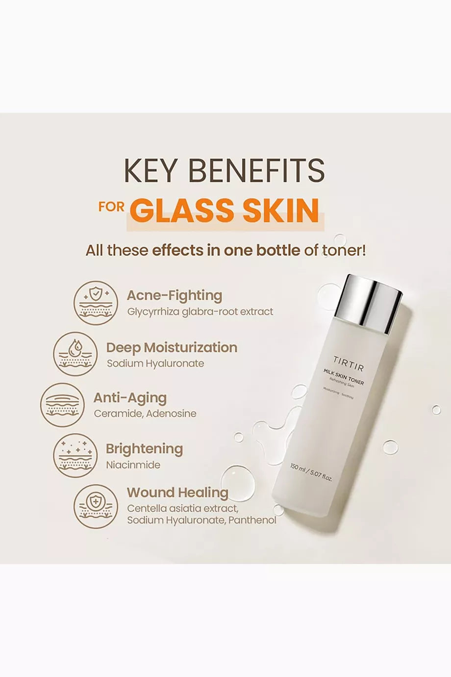 TIRTIR Milk Skin Toner 150ml