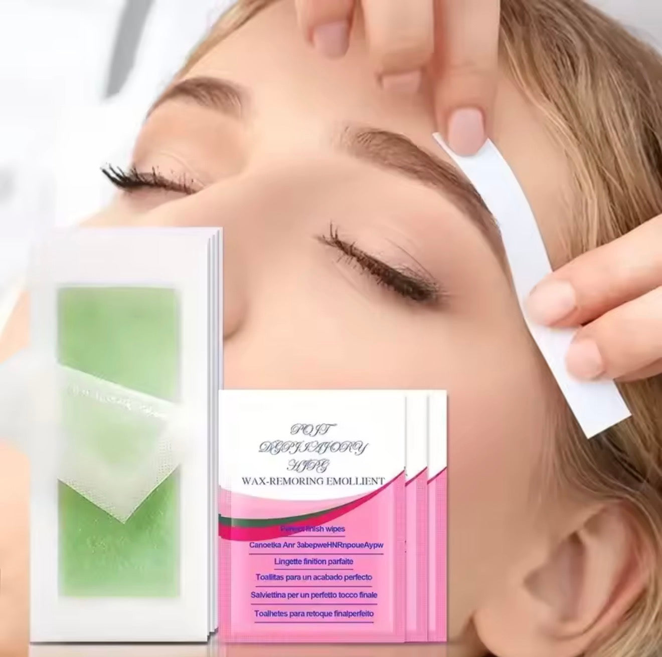 Hair Removal Wax Strips – Easy & Gentle Hair Removal (6/20PCS)