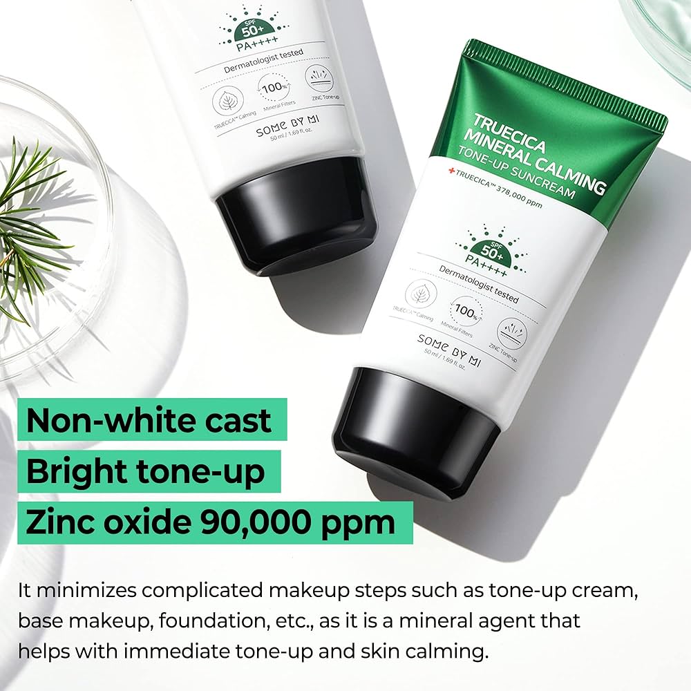Some By Mi Truecica Mineral Calming Tone-Up Suncream SPF50+ PA++++ 50ml