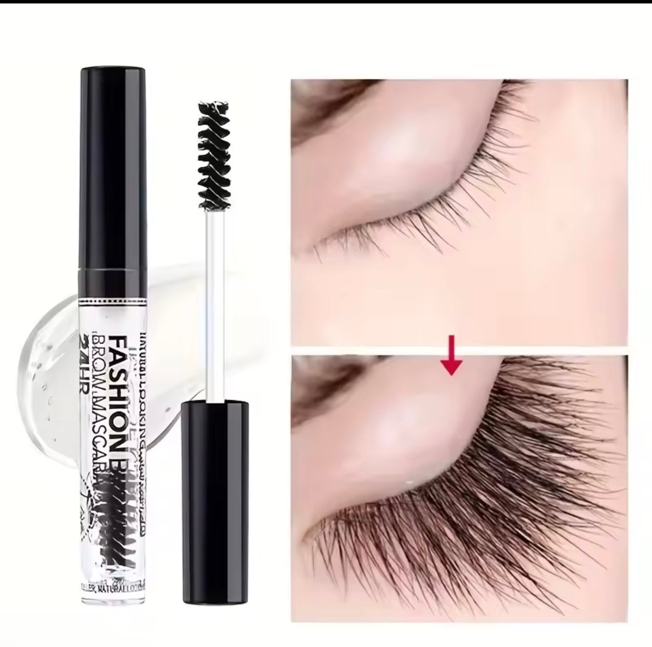 Transparent Eyelash Growth Serum – Waterproof Lash Enhancer for Longer, Fuller & Healthier Lashes