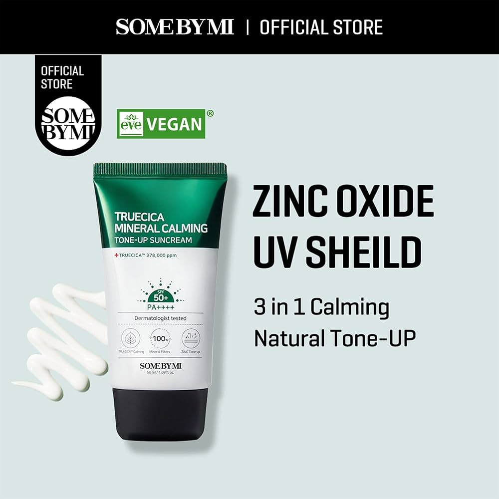 Some By Mi Truecica Mineral Calming Tone-Up Suncream SPF50+ PA++++ 50ml