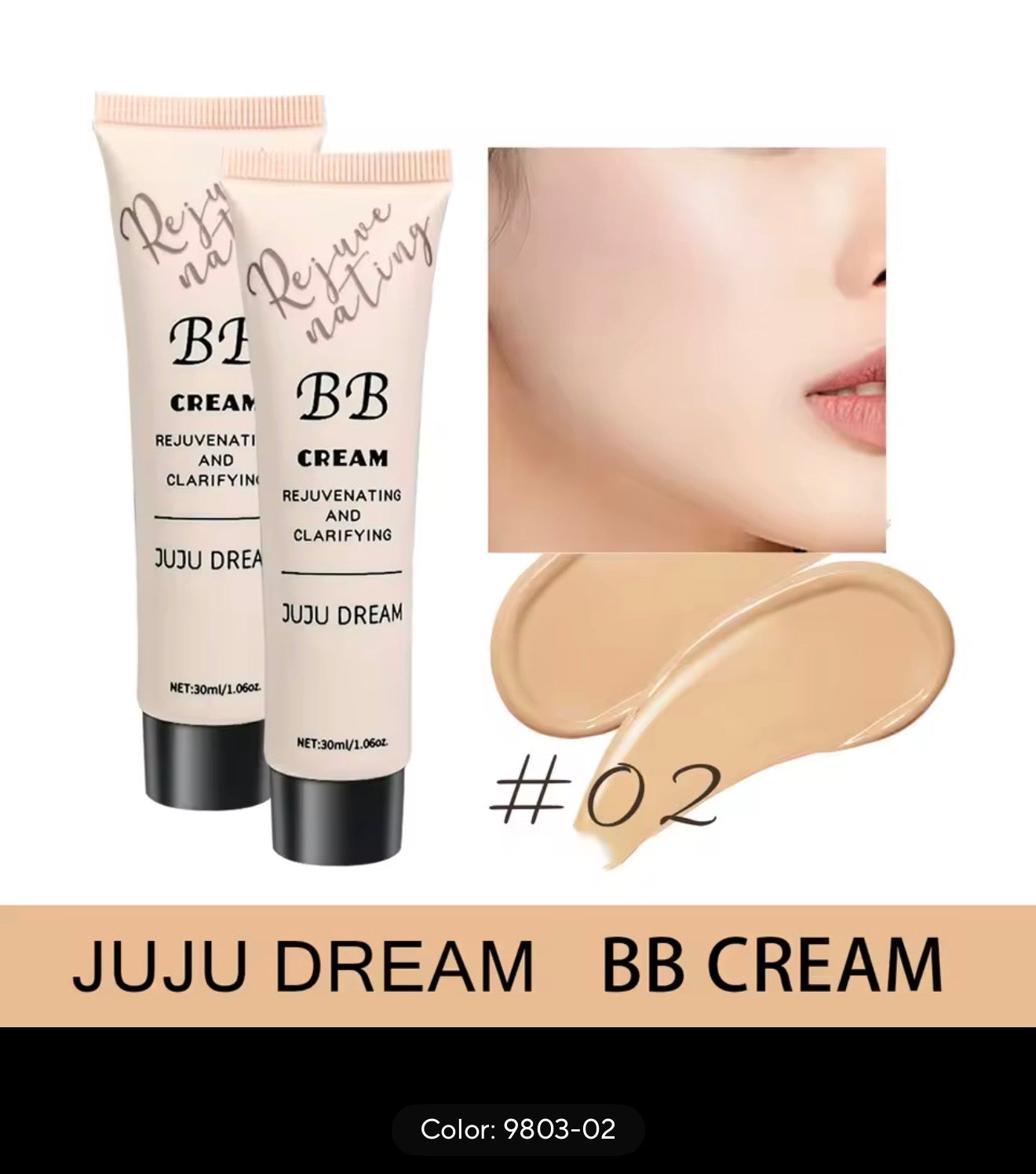 JUJU DREAM BB Cream – Lightweight Natural Finish