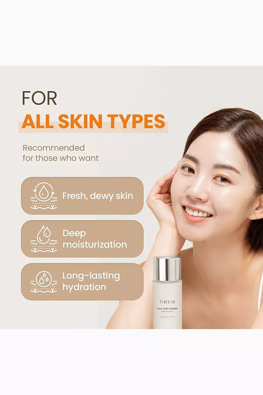 TIRTIR Milk Skin Toner 150ml