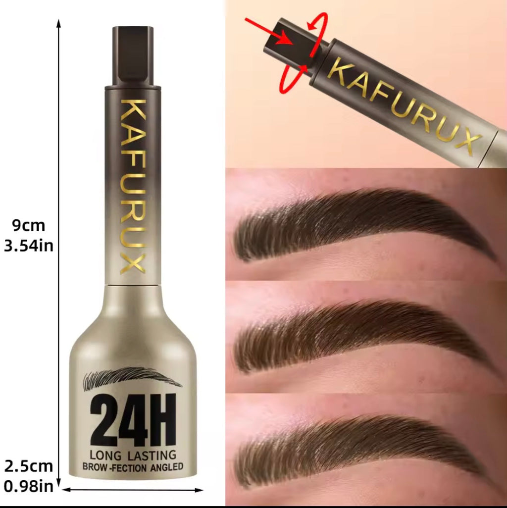 KAFURUX 24H Waterproof 3D Eyebrow Pencil – Natural Brow Definer