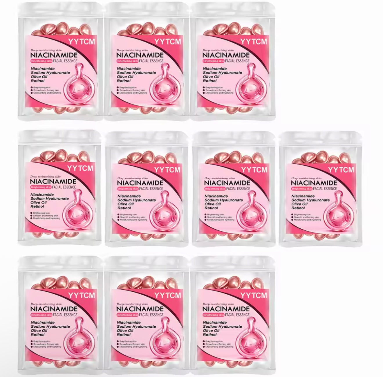Niacinamide Retinol Essence Capsules – Brightening & Hydrating Serum