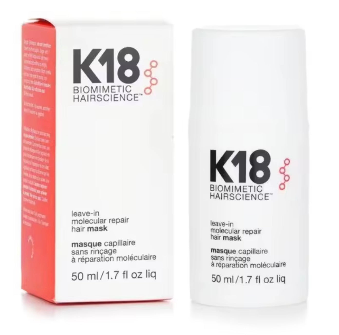 K18 Leave-In Molecular Repair Hair Mask – Deep Repair & Smooth Hair (50ml)