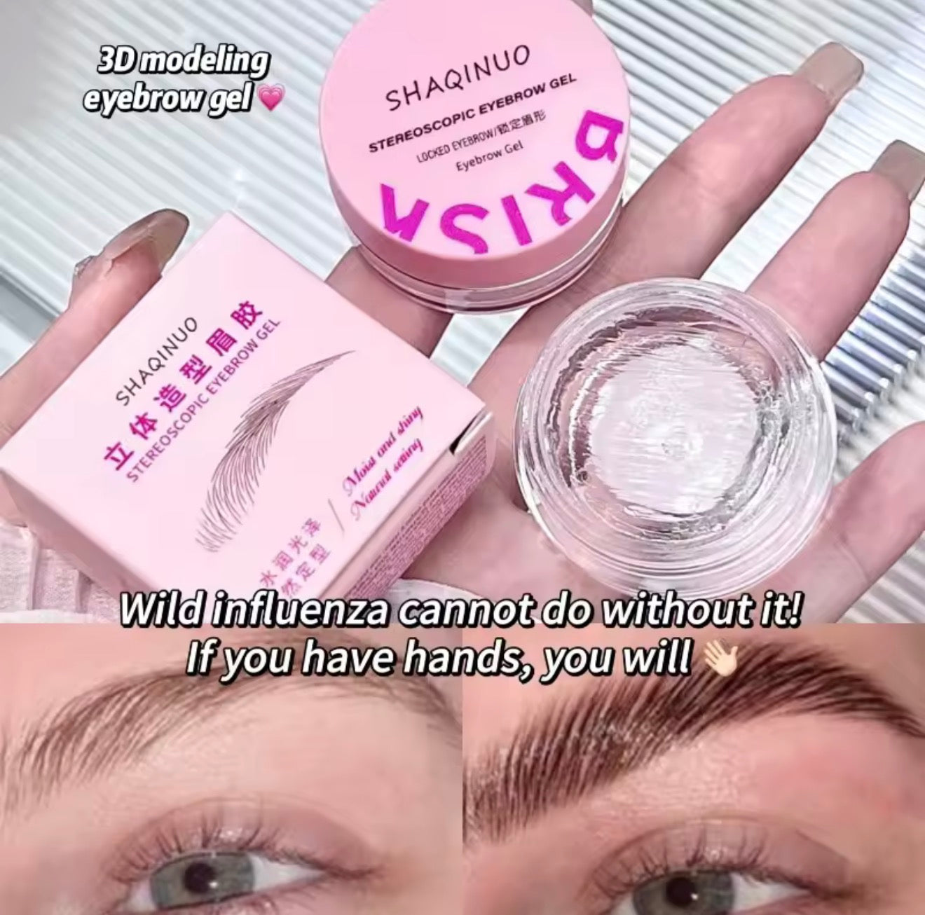 3D Brow Styling Soap – Waterproof Eyebrow Gel