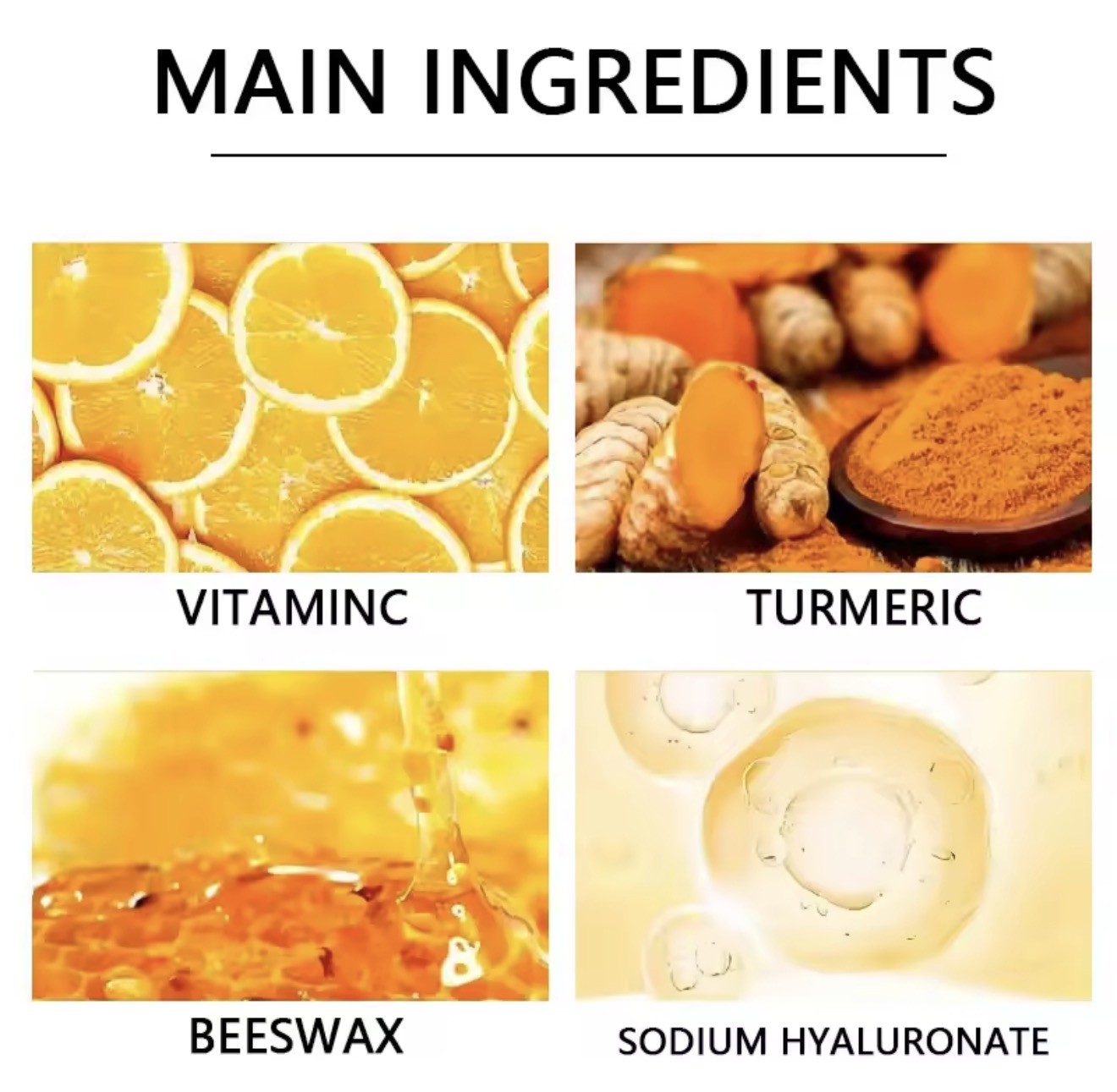 Vitamin C & Turmeric Hand & Foot Peel Mask – Brightening & Moisturizing Ca