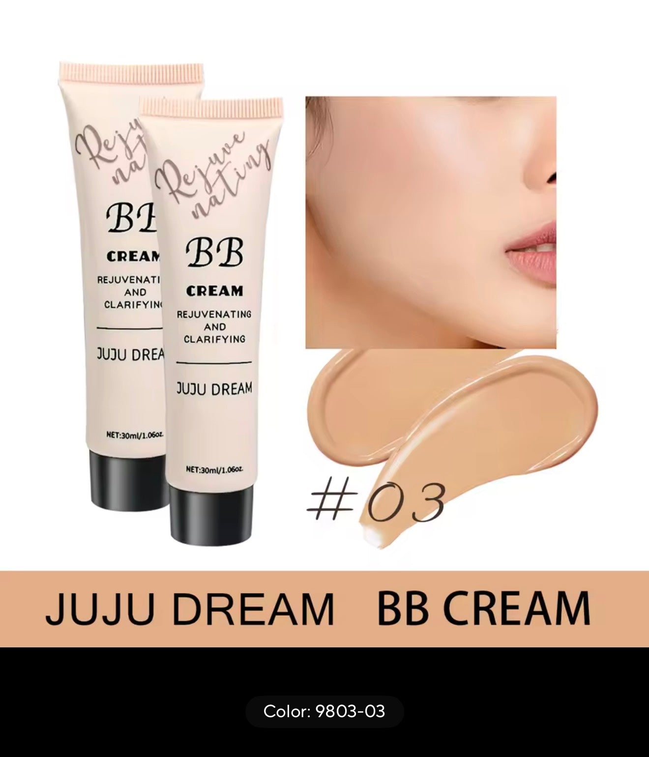 JUJU DREAM BB Cream – Lightweight Natural Finish