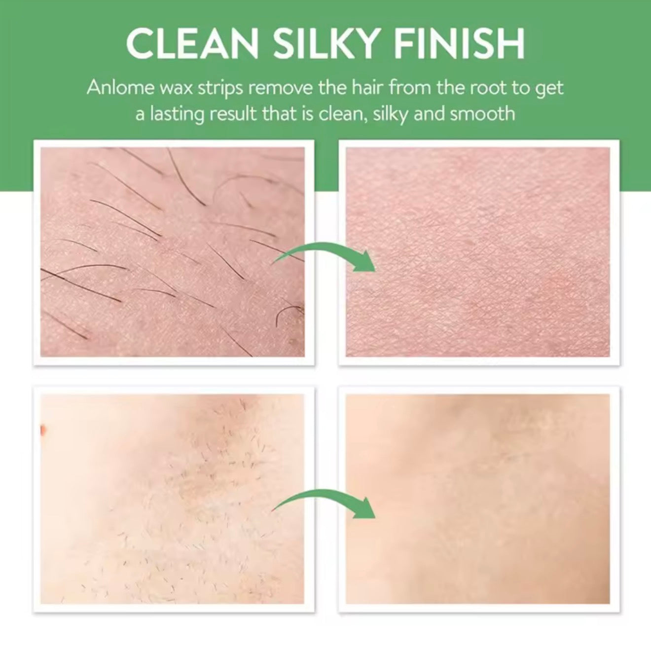 Hair Removal Wax Strips – Easy & Gentle Hair Removal (6/20PCS)