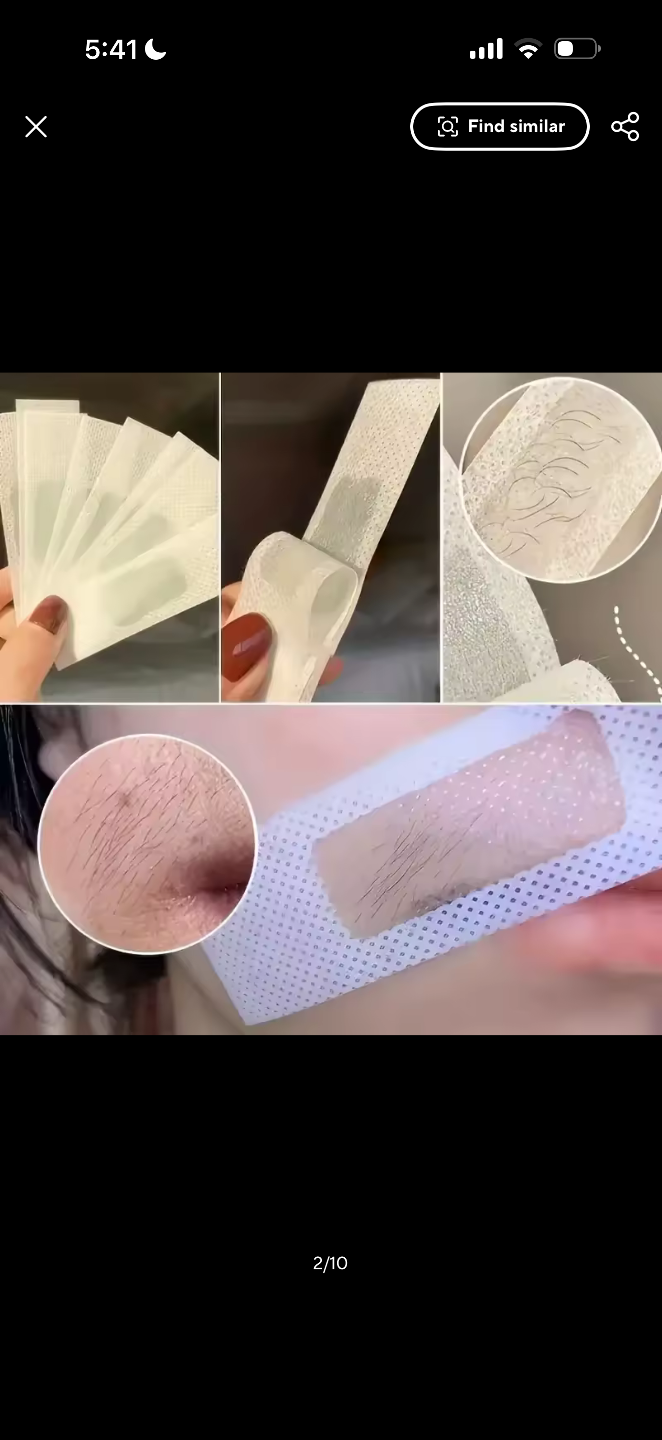 Hair Removal Wax Strips – Easy & Gentle Hair Removal (6/20PCS)