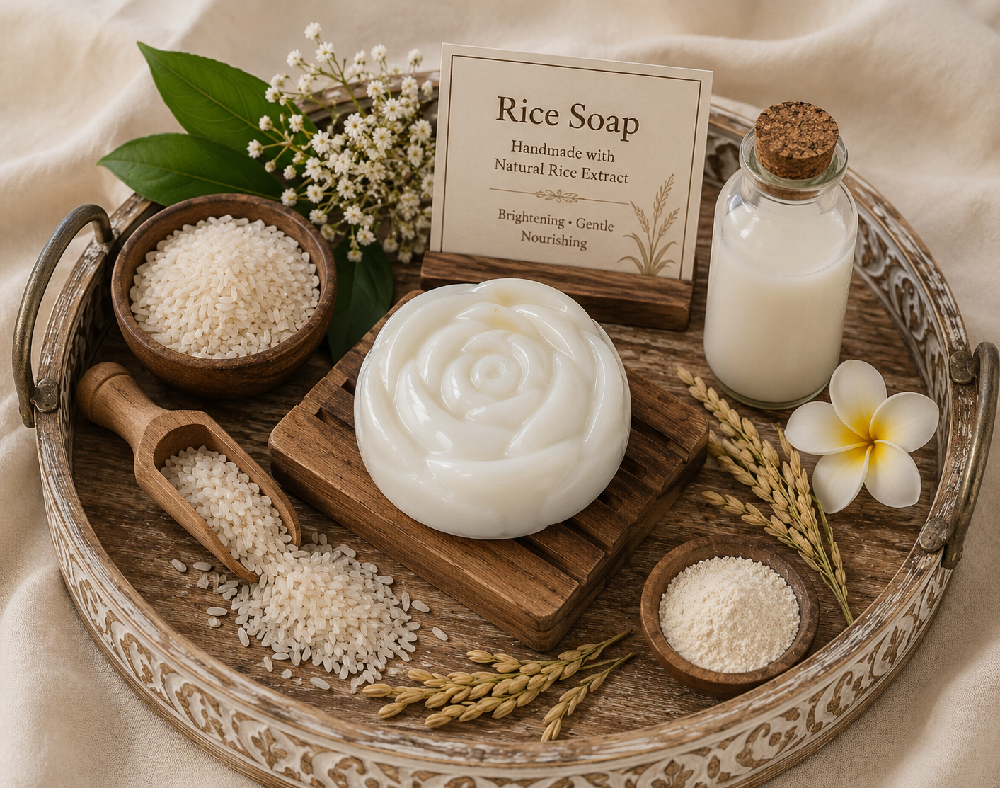 Handmade Rice Soap