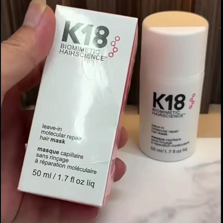 K18 Leave-In Molecular Repair Hair Mask – Deep Repair & Smooth Hair (50ml)