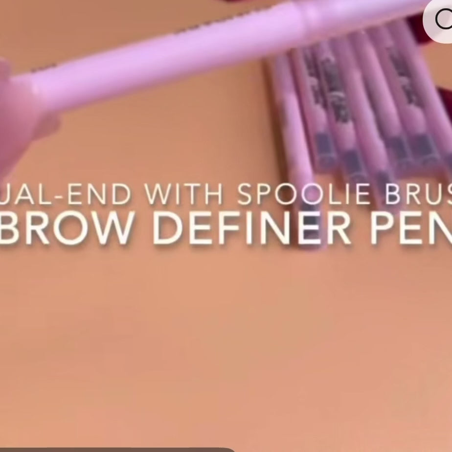 Waterproof 2-in-1 Eyebrow Pencil – Long-Lasting Natural Brow Definer